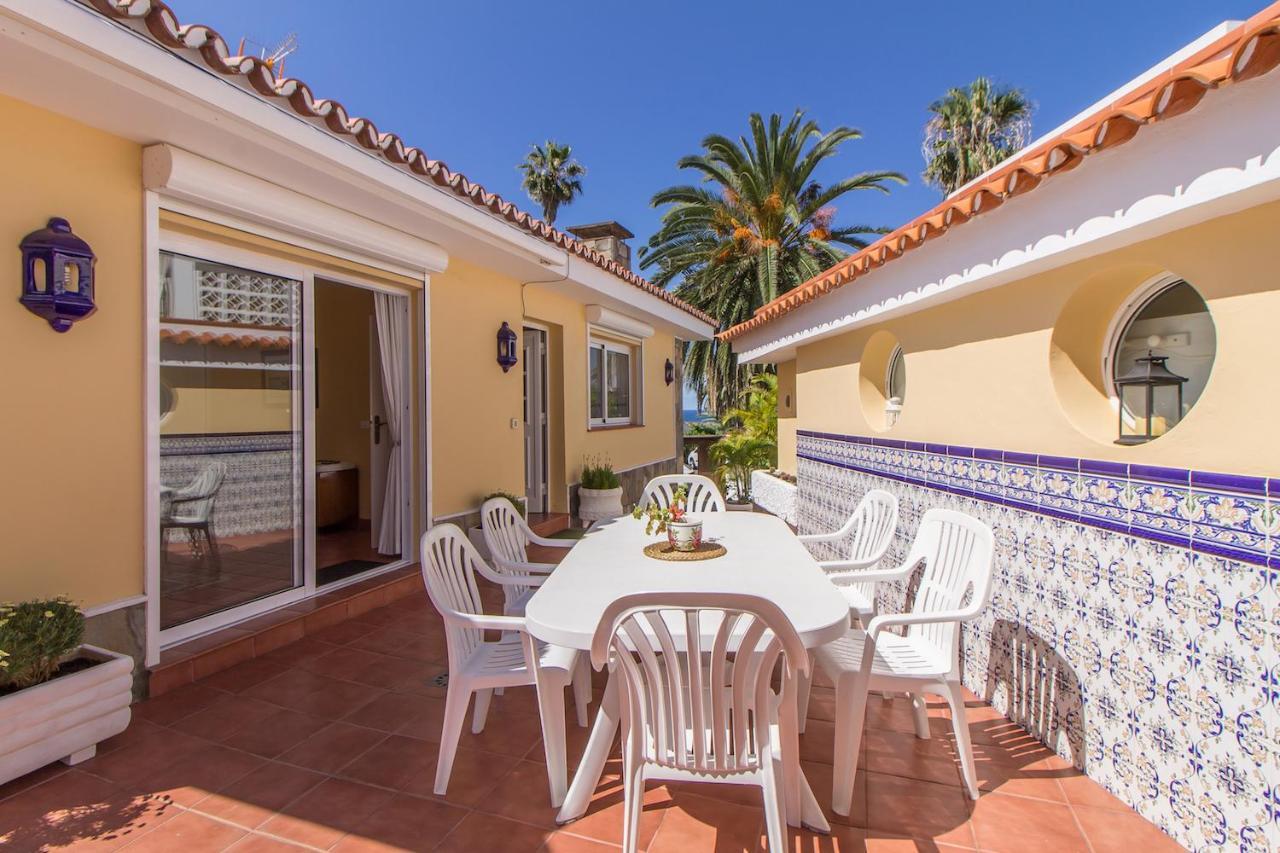 Villa In Protected Space In Front Of The Sea Los Realejos Exteriör bild
